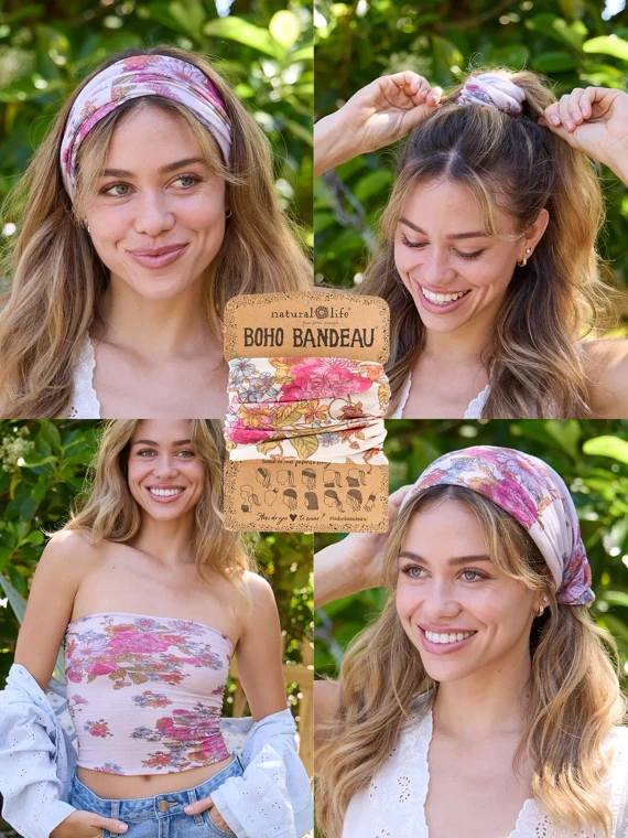Boho Ivory English Garden Headband