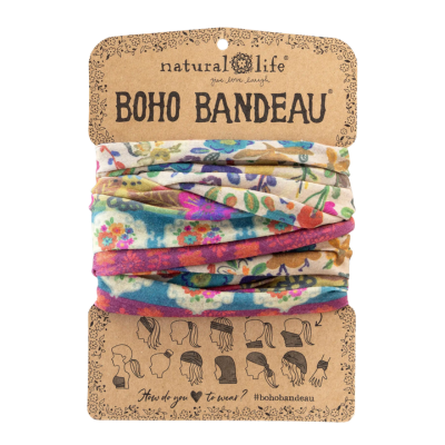 Boho Cream Borders Full Headband
