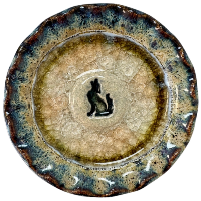 Glass Tray Coyote