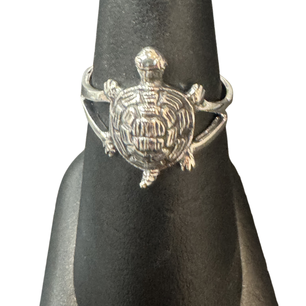 Silver Turtle Ring S8