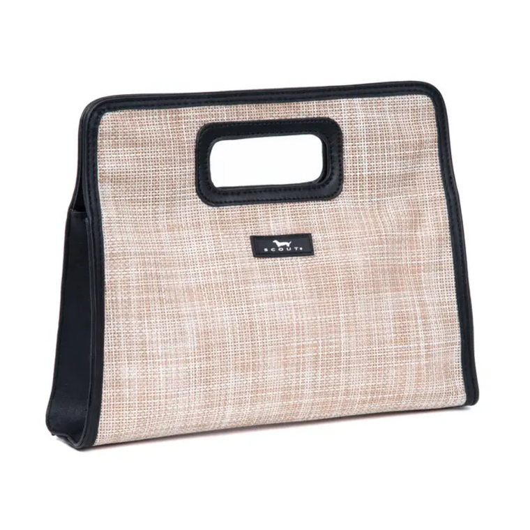 Sunset Clutch - Sand Woven
