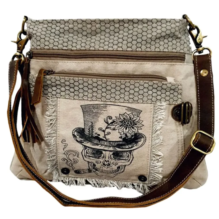 Skull And Hat Shoulder Bag