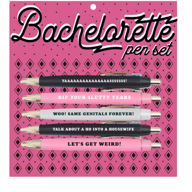 Bachelorette Pen Set