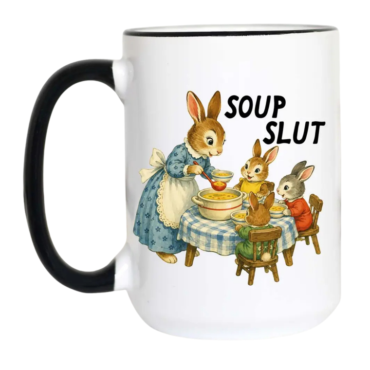 15oz Soup Slut Bunny Mug