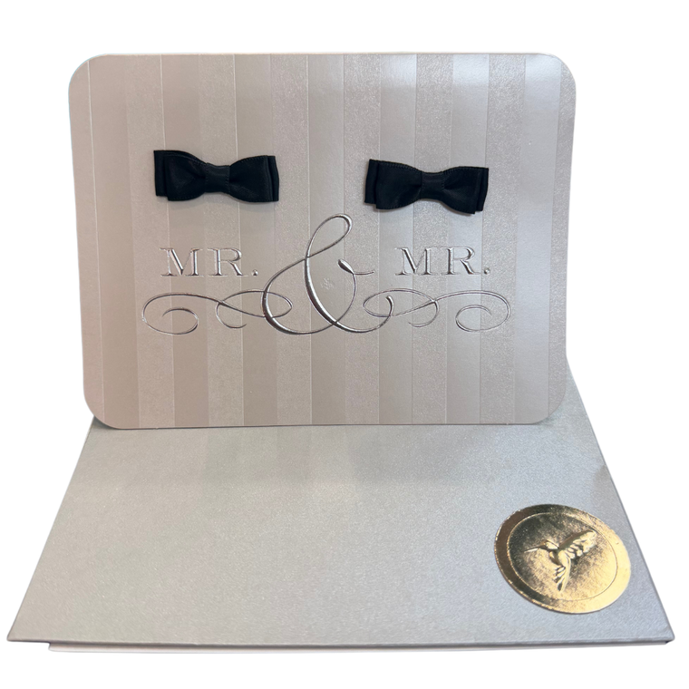 Mr and Mr Wedding Card