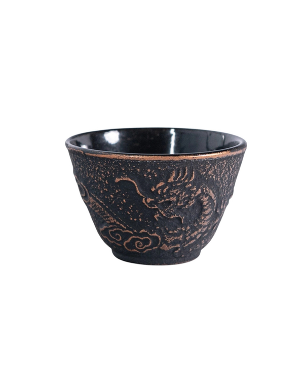 Cast Iron Teacup Bronze Dragon