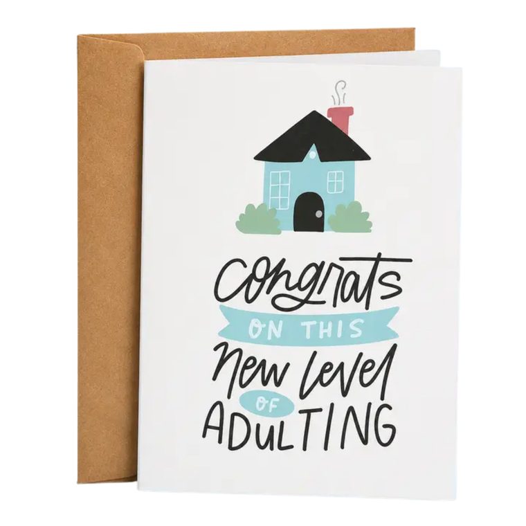 New Level of Adulting Congrats Card