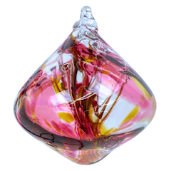 5in Rhombus Pink & Yellow