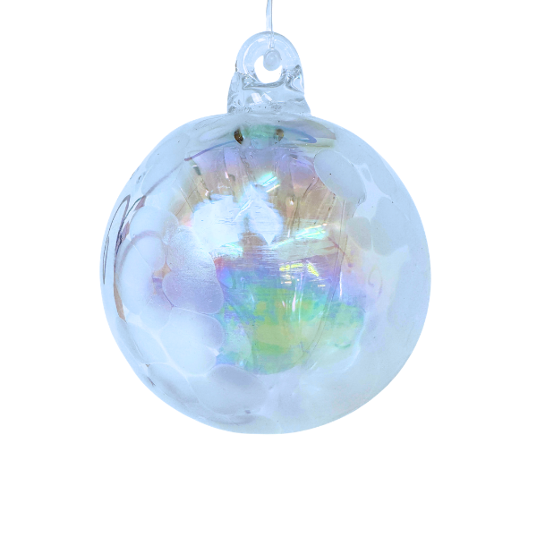 3in Birthstone April Aurora Borealis Orb