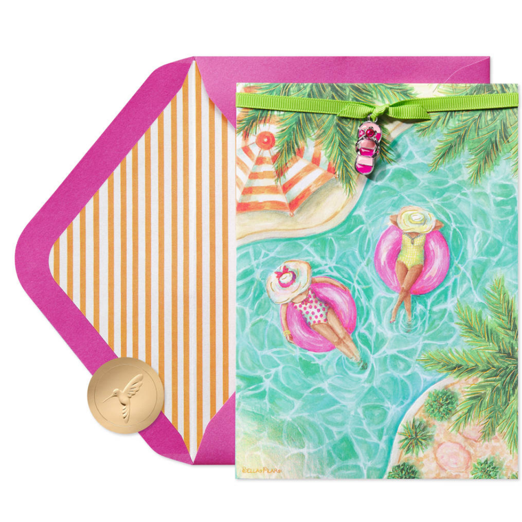 FSC Girls in Pool Birthday Card