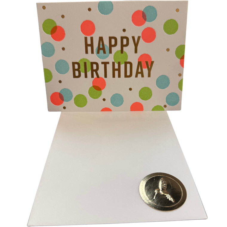 Confetti Happy Birthday Card