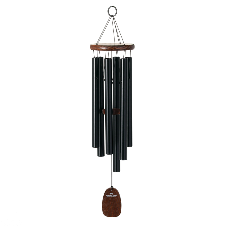 Chime Amazing Grace - Matte Black and Teak