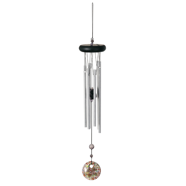 Mini Art Glass - Round, Multicolor Chime