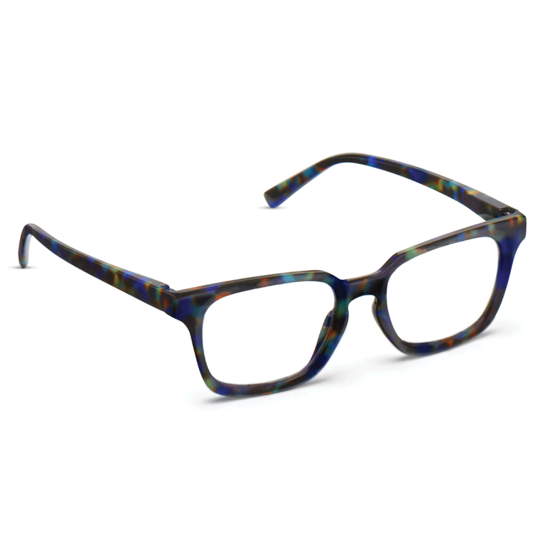 No Correction Bowie Focus Cobalt Tortoise Blue Light Glasses