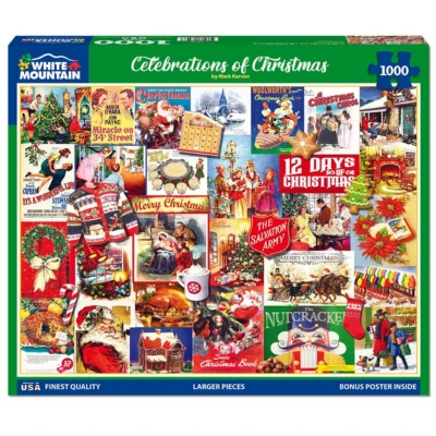 1000 Piece Puzzle Celebrations of Christmas