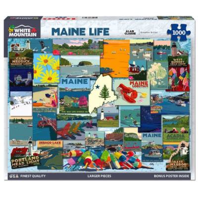 1000 Piece Puzzle Maine Life