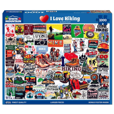 1000 Piece Puzzle I Love Hiking