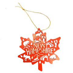 NH Maple Leaf Ornament