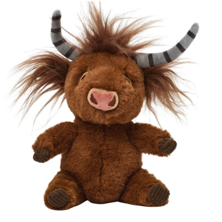 Clover the Highland Cow Plush Keychain