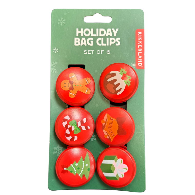 Bag Clips - Christmas Staples