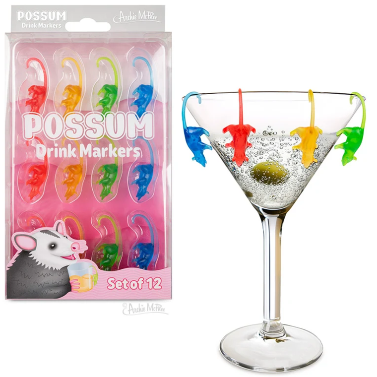 Drink Markers Possum Set of 12