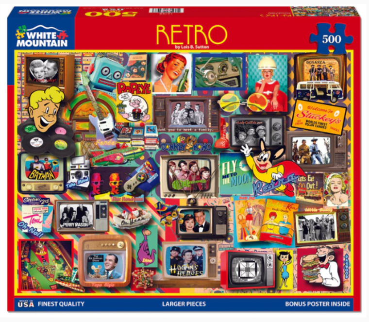 Retro  500 Piece Puzzle
