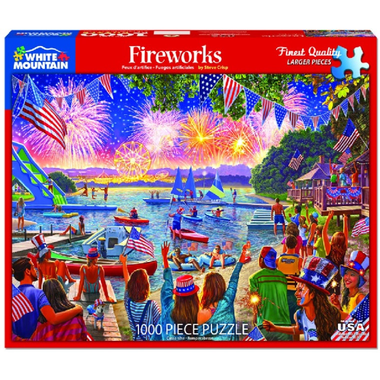 4th July Fireworks 1000 Piece Puzzle