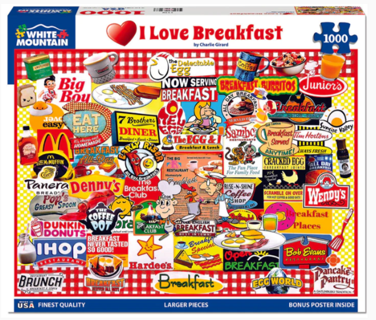 I Love Breakfast 1000 Piece Puzzle