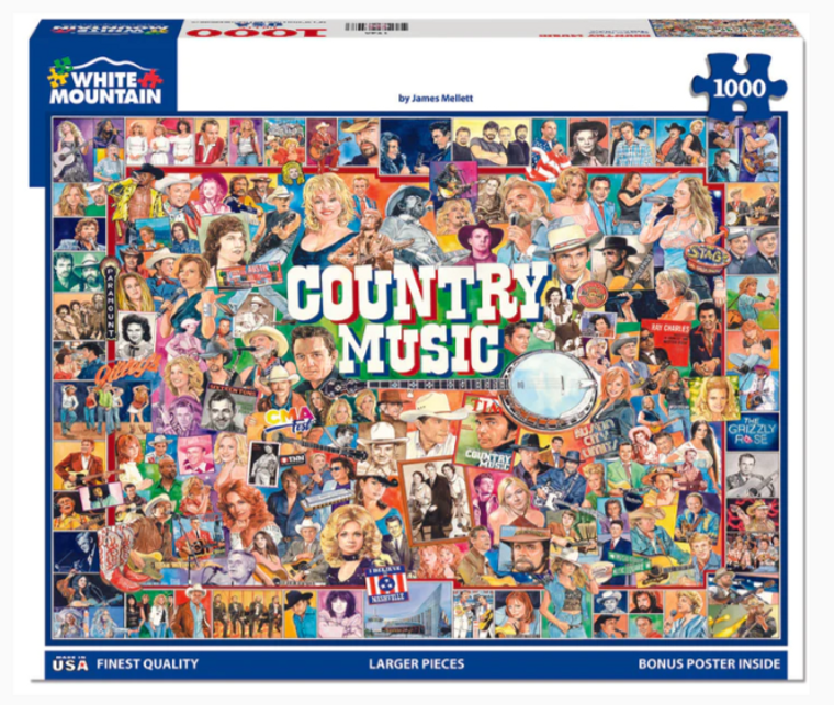 Country Music 1000 Piece Puzzle
