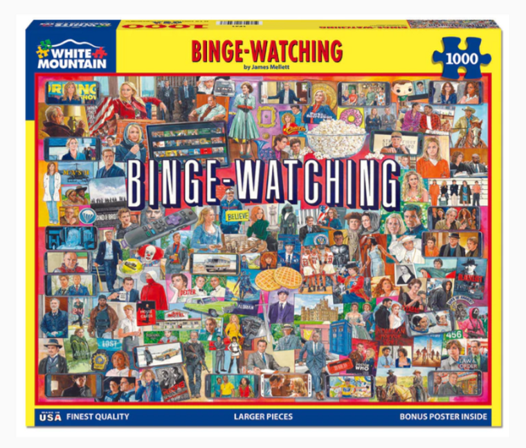 Binge Watching 1000 Piece Puzzle