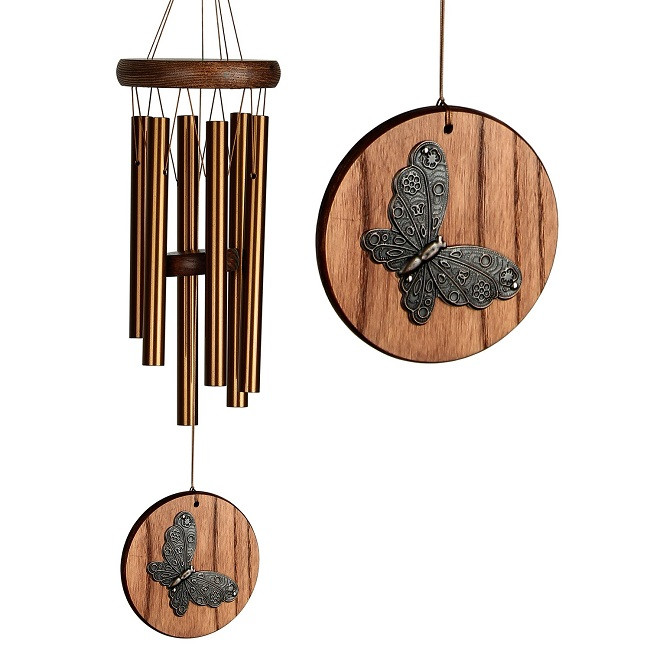 Teak Butterfly Chime