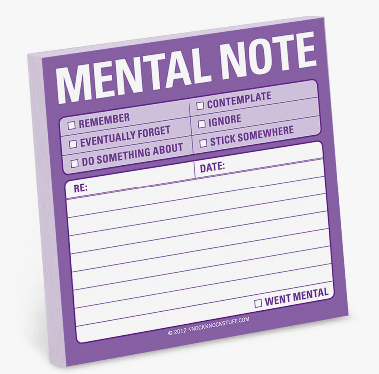 Mental Sticky Notes