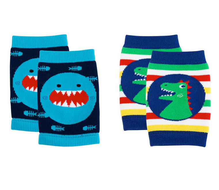 Shark & Dinosaur Knee Pads - (2-pack)