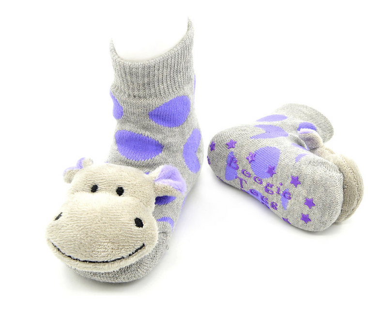 Hippo Rattle Socks
