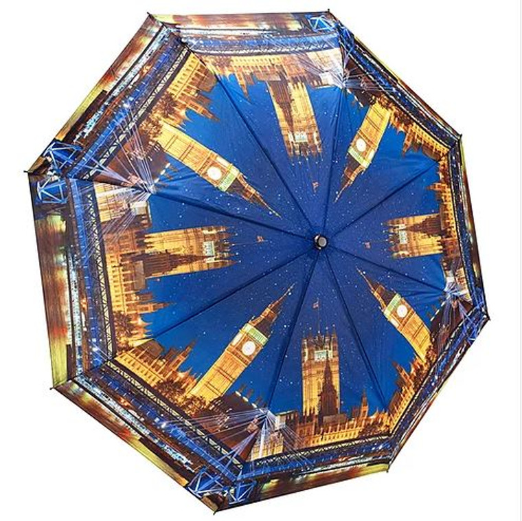 London At Night Folding Umbrella