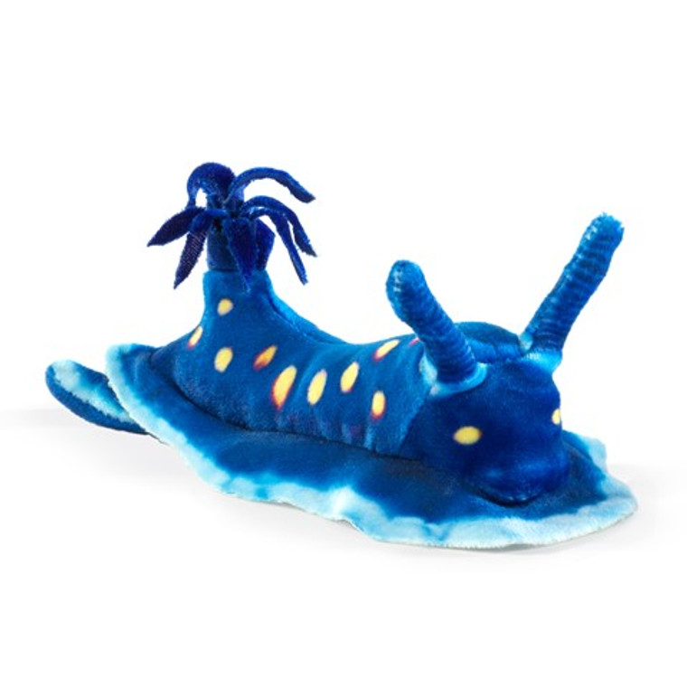 Blue Nudibranch Finger Puppet