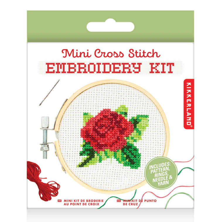 Rose Mini Stitch Embroidery Kit