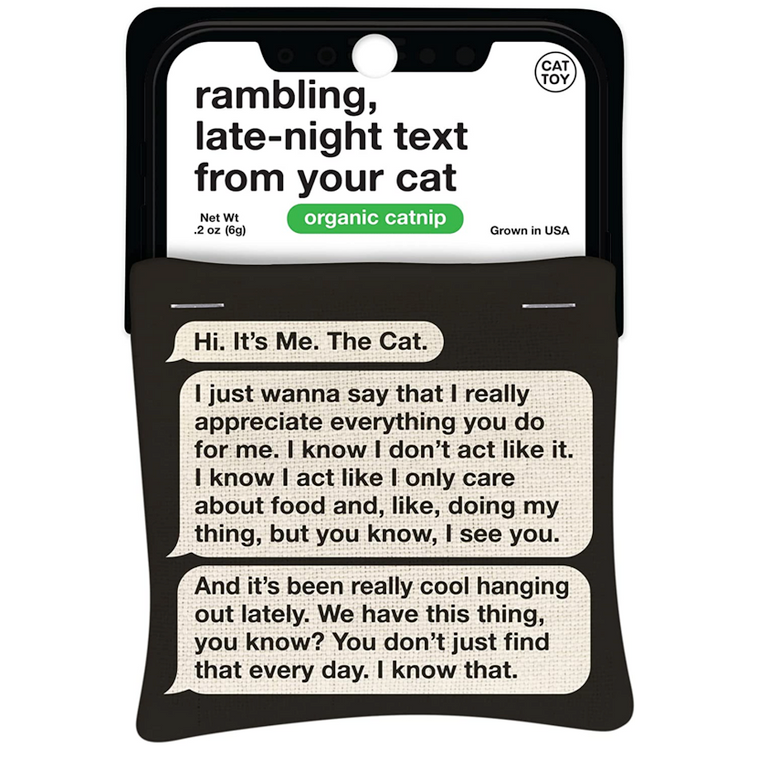 Rambling Text Cat Nip