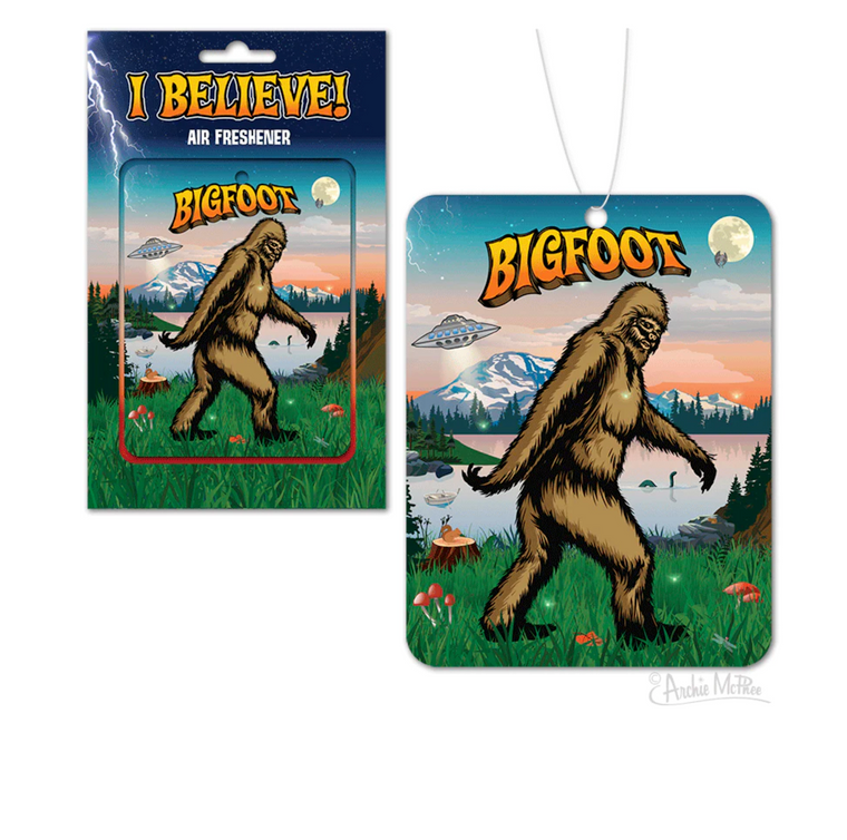 Believe In Bigfoot Air Freshener