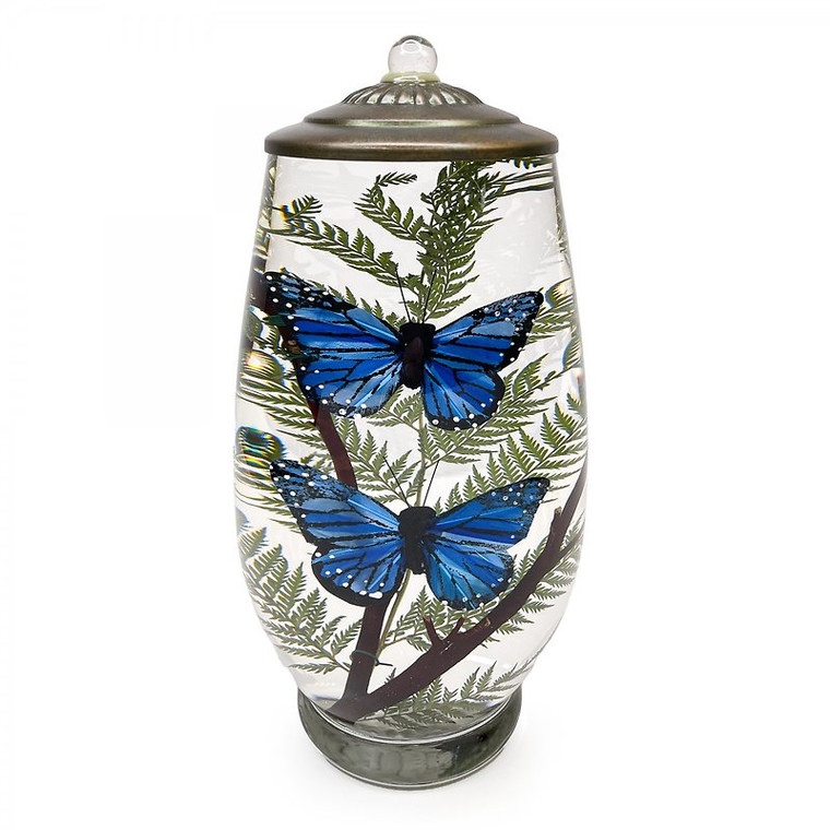 Blue Butterfly Brandy Lifetime Candle