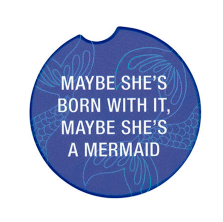She's A Mermaid Car Coaster