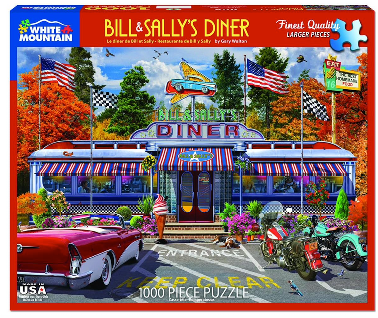 Bill and Sally's Diner 1000 Piece Puzzle