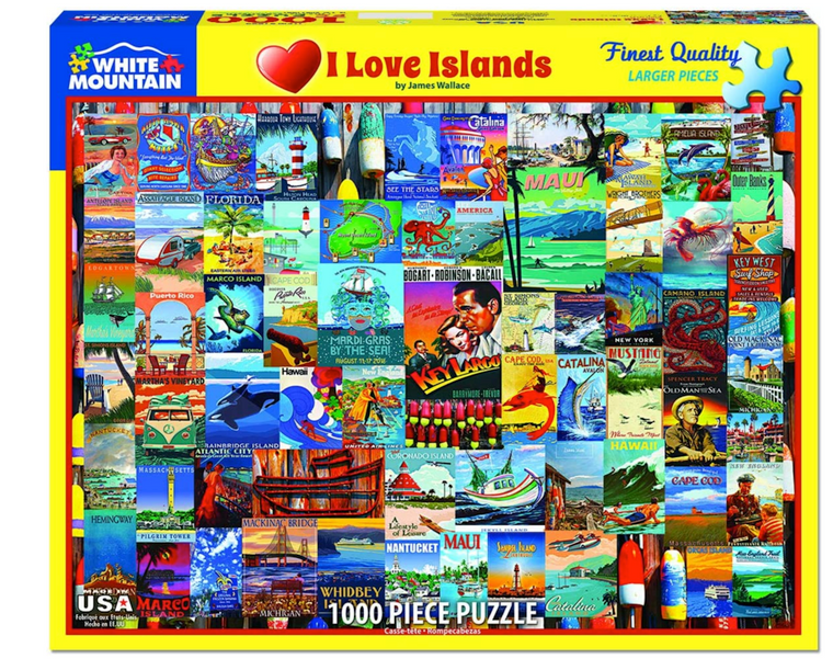 I Love Islands 1000 Piece Puzzle