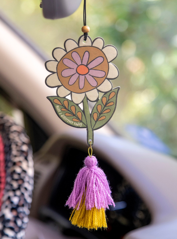 Make Difference Flower Today Air Freshener