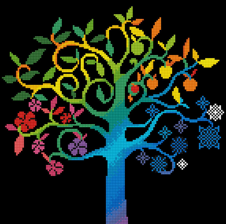 Wishing Tree Diamond Dots