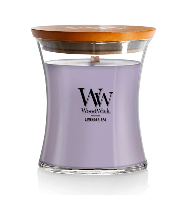 Lavender Spa Hourglass Candle- Medium