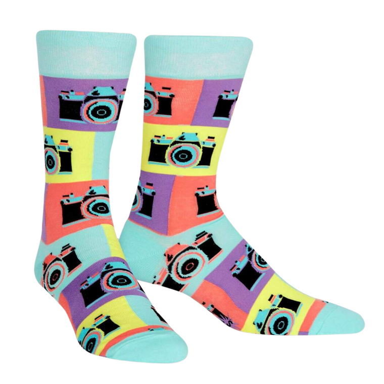 Say Cheese! Men's Crew Socks