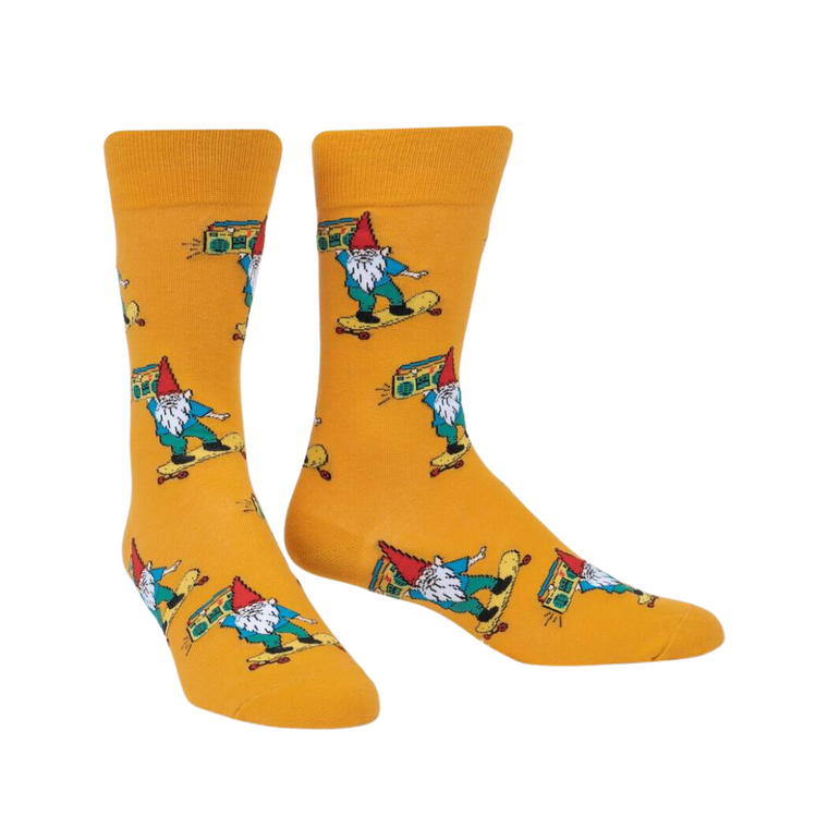 Gnarly Gnome Men's Crew Socks