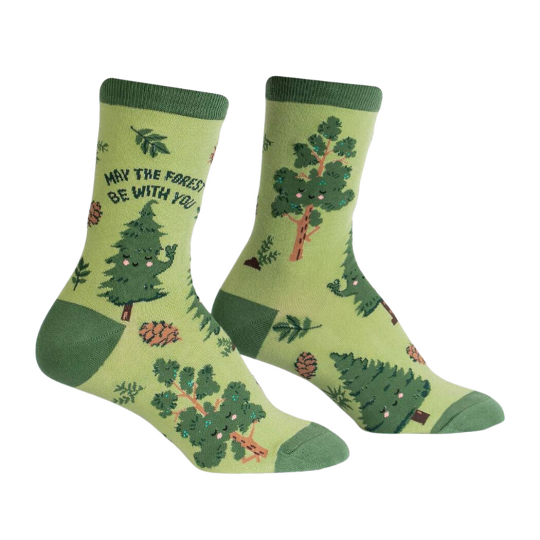 May The Forest Be With You Women's Crew Socks