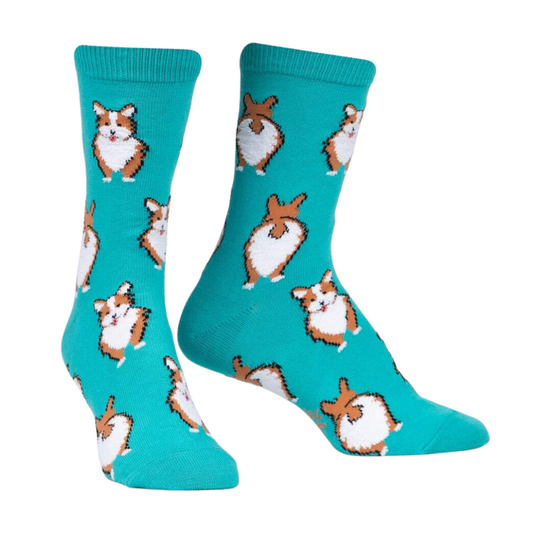 Nothin' Butt Corgis Women's Crew Socks